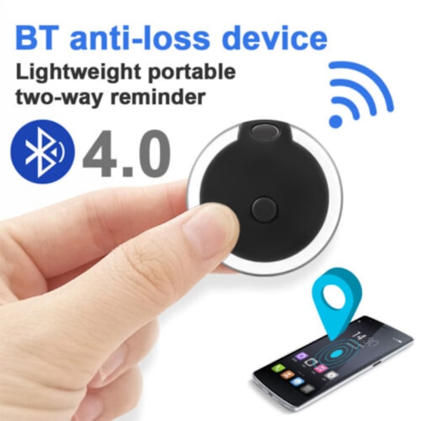 GPS Tracker Anti-Lost Device WHITE white