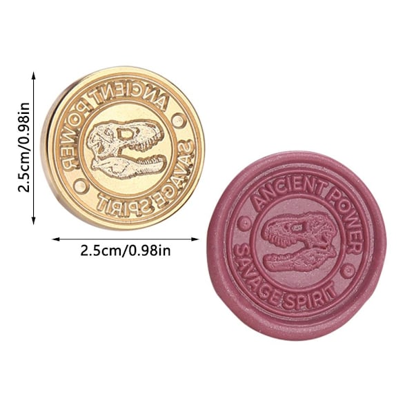 Seal Kobberhode Voks Seal Stempel 7 7 7