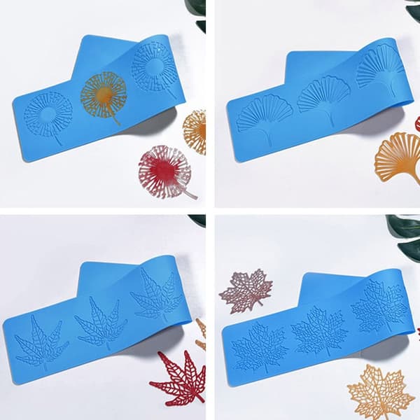 Kake Blondeform Fondantmatte GINGKO BLAD GINGKO BLAD Gingko Leaf