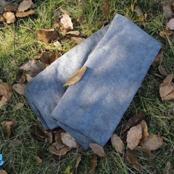Utomhus mikrofiberhandduk Sporthandduk GRÅ Grey