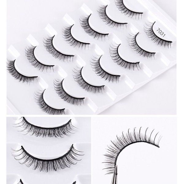 Manga Lashes falske øyevipper 7029 7029 7029