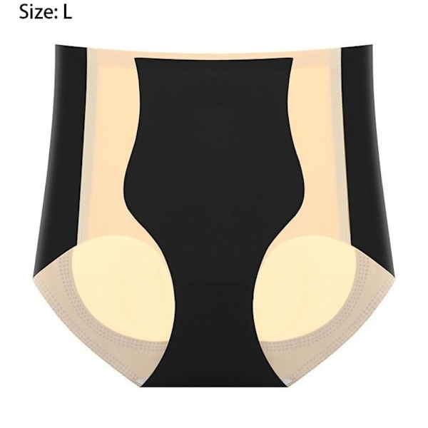 Hip Lifting Color Panel Alushousut Ice Silk Muotoilevat alushousut MUSTA L black L