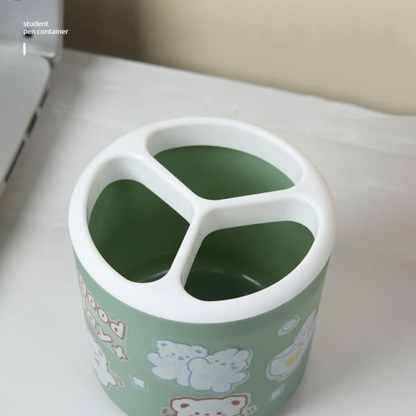 2 STK Penholder Makeup Børste Holder BLÅ Blue
