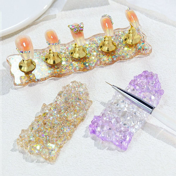Nail Art Display Stand Artificial Fake Nails 3 3 3