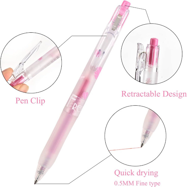16 kpl Cute Pens Novelty Pens Novelty Cute Ink Pens