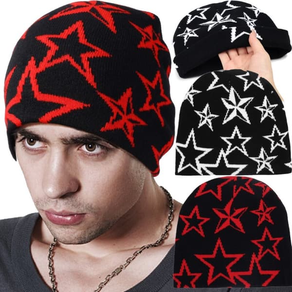 Pentagram Knit Hat Beanie 2 2 2