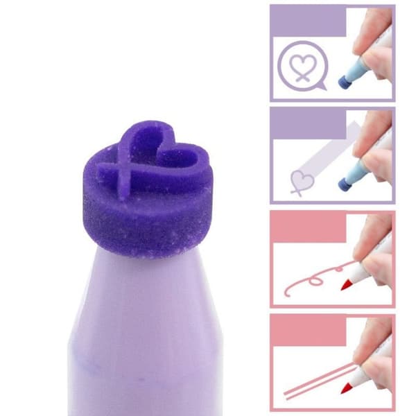 6 st/ Set målarpensel Highlighter 01 01 01