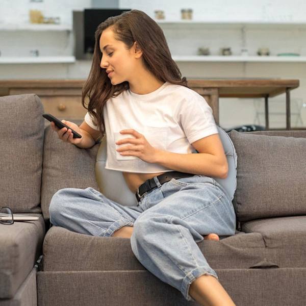 Nakkeputer for Sove Memory Foam Puter GRÅ Grey