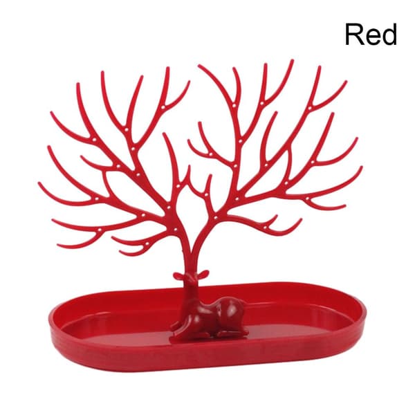 Smyckesdisplayställ Smyckesfack RÖD Red