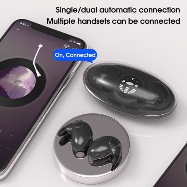 Langattomat kuulokkeet Bluetooth 5.3 MUSTA black