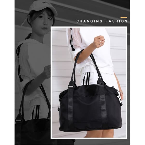 Duffle Bag Weekender Taske SORT Black