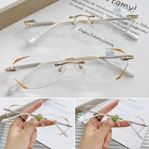 Myopia Glasses Anti-Blue Light -silmälasit GOLD STRENGTH 300 Gold Strength 300