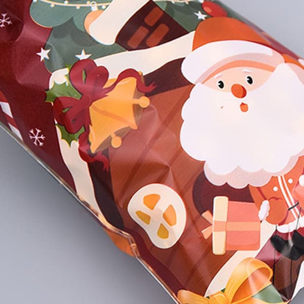 50st julgodispåsar Xmasförpackningspåsar Cookiepresentpåsar