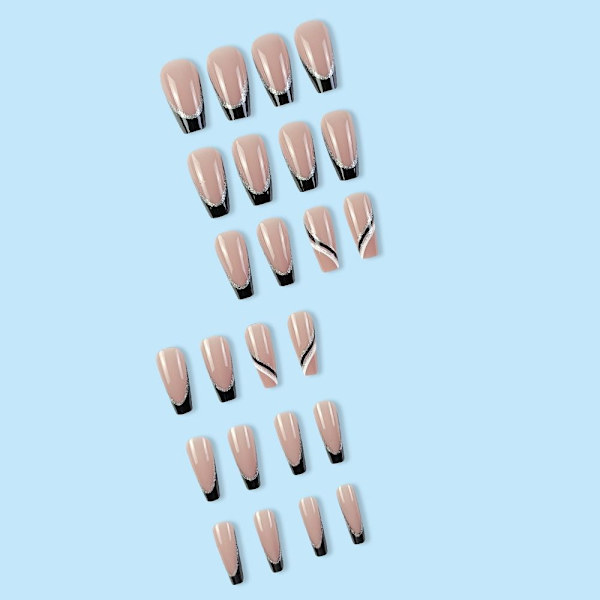 French Fake Nails Ballerina False Nail 1 1 1