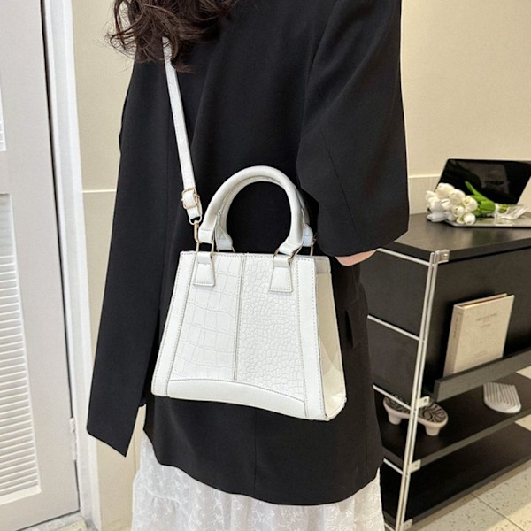 Skuldertaske Messenger Bag HVID white