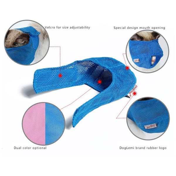Anti Bite Muzzles Badepose ROSA L Pink L