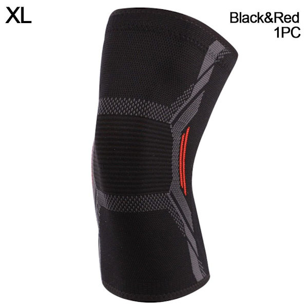 Urheilupolvisuojat Kompressiopolvisuoja MUSTA&PUNAINEN XLKNEE PAD Black&Red XLKnee Pad-Knee Pad