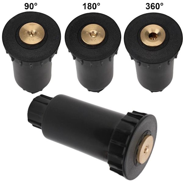 Puutarhasuihkusuutin kastelusprinklerin pää 1/2 180 1/2 180 1/2 180
