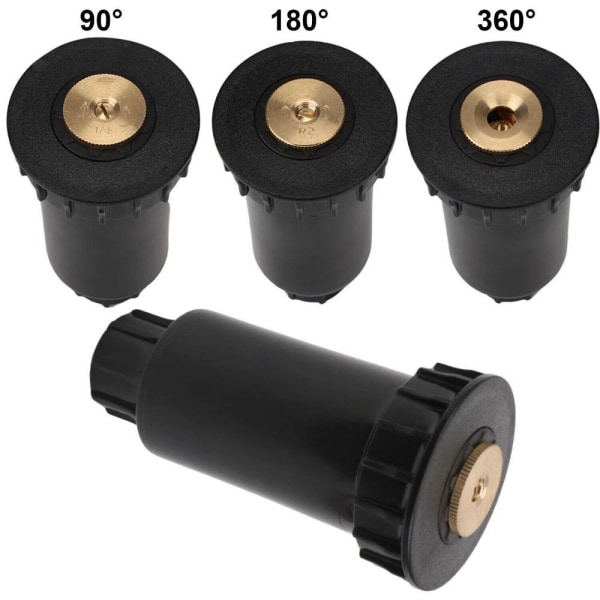 Trädgårdssprutmunstycke för bevattning av sprinklerhuvud 1/4 90 1/4 90 1/4 90