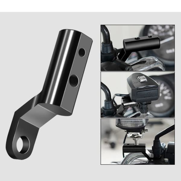 Rearview Mirror Expander Bracket Extend Adapter SVART black