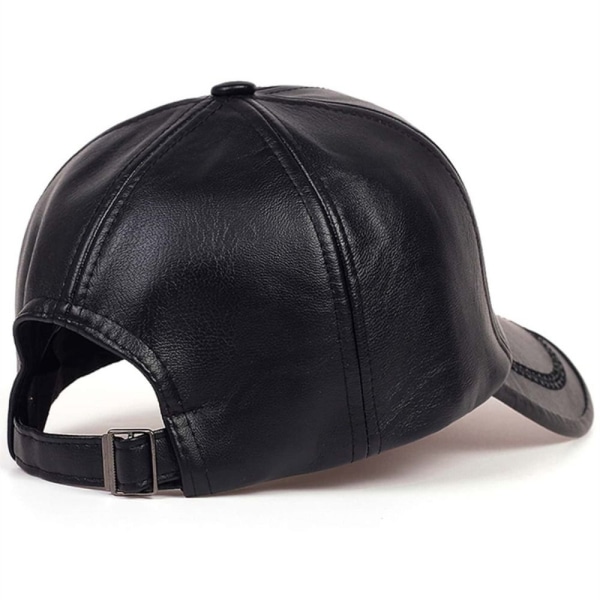 Baseballcapser i skinn Termiske hatter BRUN brown