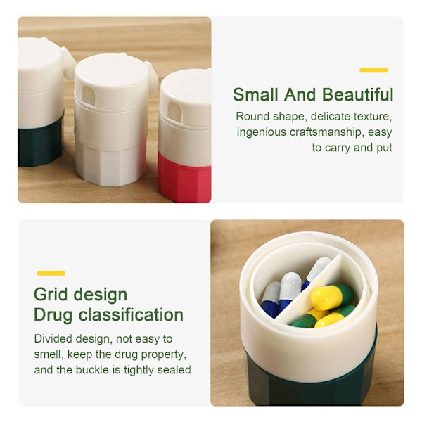 Case Pill Splitters ROSE RED Rose Red