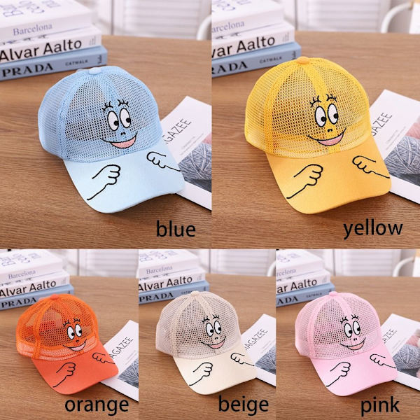 Børn Mesh Baseball Cap Børnehatte ORANGE orange
