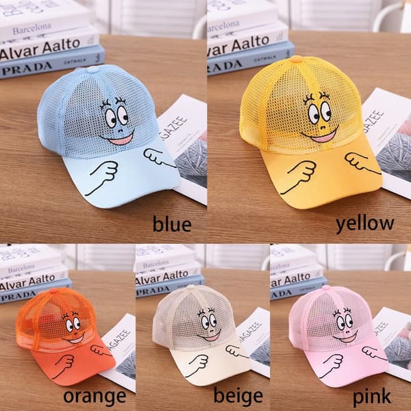 Børn Mesh Baseball Cap Børnehatte PINK pink