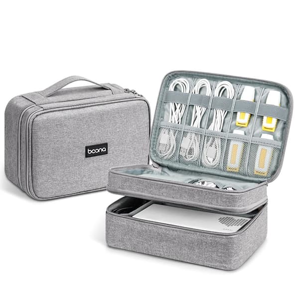 Digital opbevaringstaske USB-kabeltasker black Style 2-Style 2
