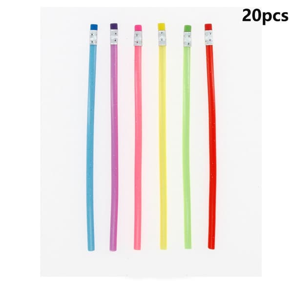 Flexibla pennor Soft Bendy Pencils 2 2 2