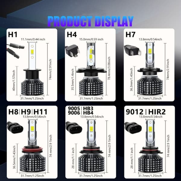LED-lys Billykter H4 H4 H4