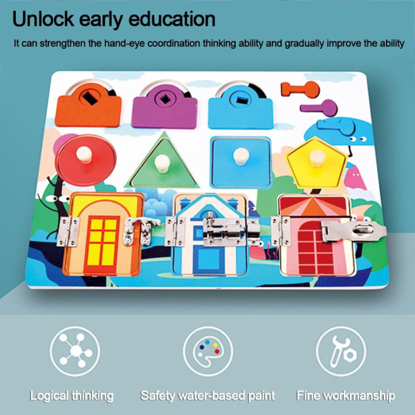 Busy Cube Montessori pædagogisk legetøj 3 3 3
