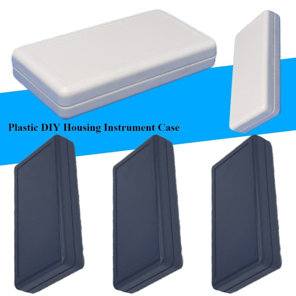 1/2kpl elektroninen projektilaatikko vedenpitävä cover Project MUSTA Black 2pcs-2pcs