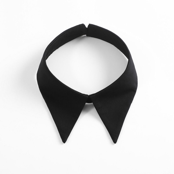 Falska kragar Avtagbara kragar SVART black
