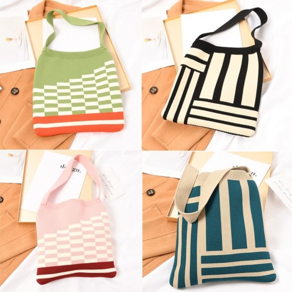 Knit Handbag Kangaskassi 3 3 3