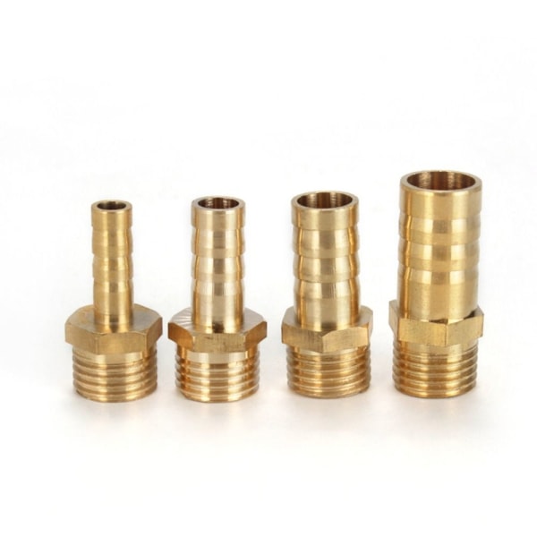 4 stk messing slange modhage luft slange fittings 1/8 NPT HANGTråd 1/8 1/8 NPT Male Thread