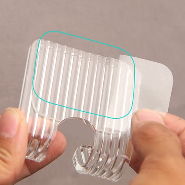 5 kpl partakoneen pidike Suihkukoukut Suihkuripustin Clear 5Pcs-5Pcs