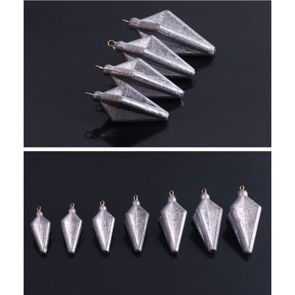 /2/3/5/10st Fiskeblysänkor Fiskeviktsänk 10g-10pcs