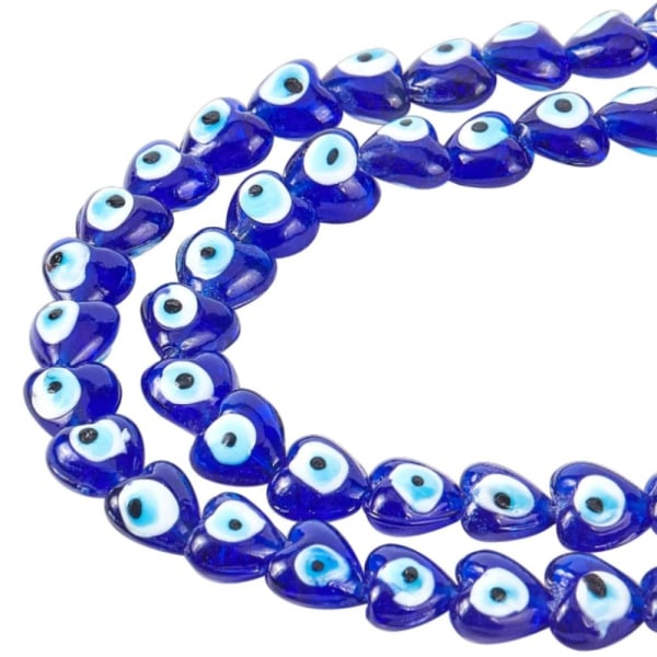 16MM Evil Eye Beads Hjärtform Turkish Evil Eye