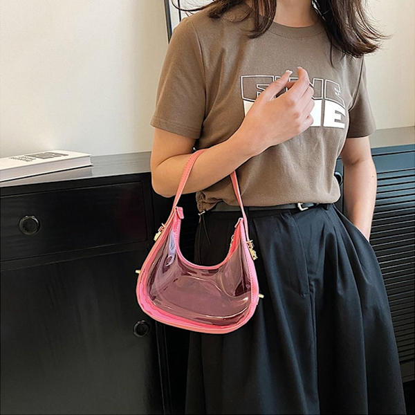 Gennemsigtig håndtaske Tote Bag FARVE 1 FARVE 1 Color 1