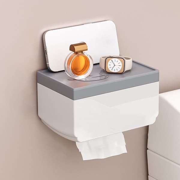 Toalettpapirholder Tissue Box GRÅ Grey