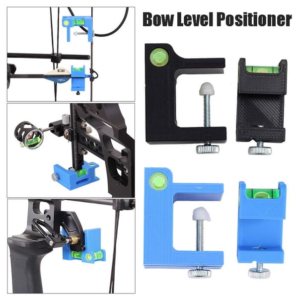 2st/ Set Bow Level Positioner Horisontell Bubble Kalibrering Black