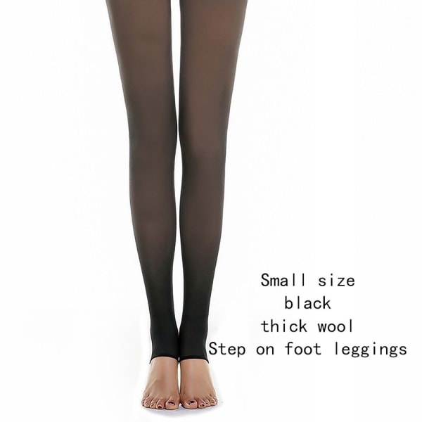 Strømpebukse Størrelse Plus Step-on Feet Leggings SVART 45-80KGSTEP ON BLACK 45-80KGSTEP ON FOOT-STEP ON FOOT