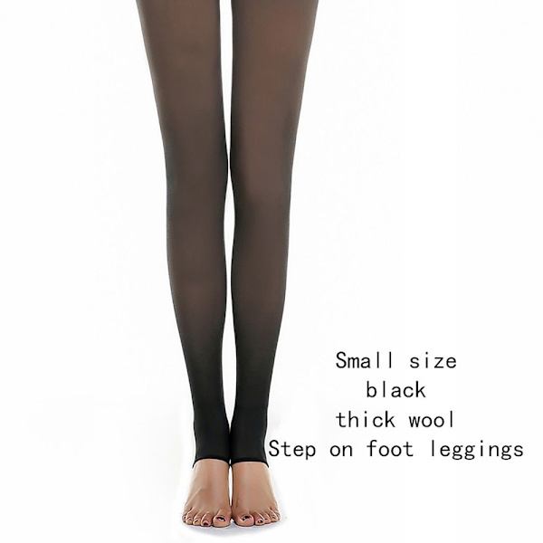 Strømpebukser Størrelse Plus Step-on Feet Leggings SORT 45-80KGSTEP ON BLACK 45-80KGSTEP ON FOOT-STEP ON FOOT