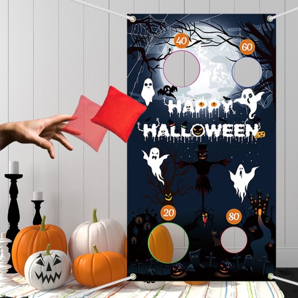 Halloween Ghost Throwing Spel Spela Bean Bags