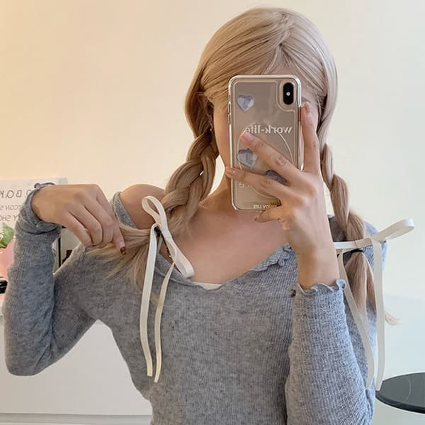 Rosett hårklämma Anknäbbklämma BLÅ blue