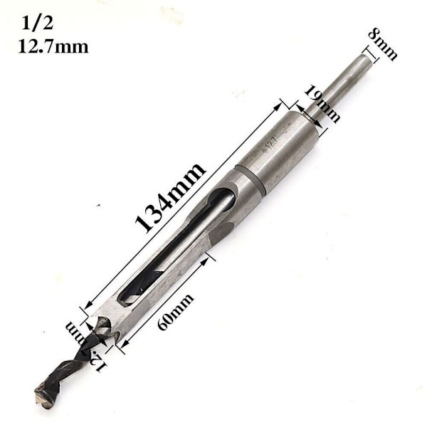 Firkantet hul boresnegl Bit Guide 12,7MM 12.7mm