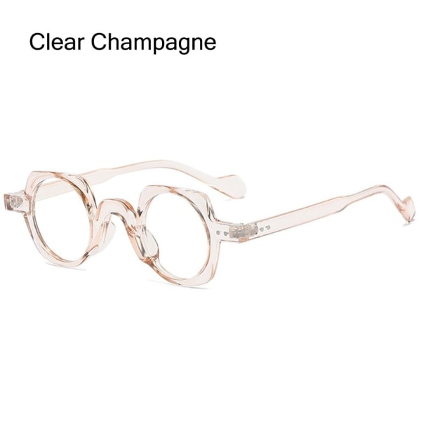 Blåljusblockerande glasögon Receptfria glasögon CLEAR Clear Champagne