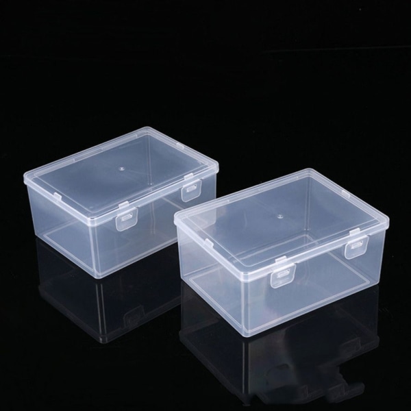 Förvaringslåda Smycken Pärlor Container TRANSPARENT 14X10X5,8CM Transparent 14x10x5.8cm
