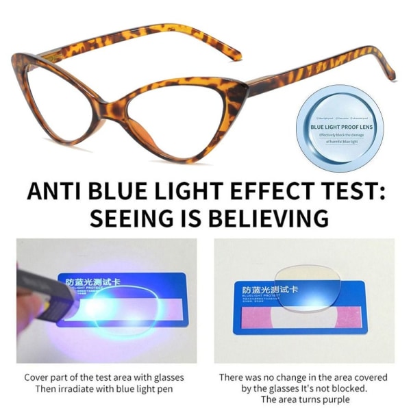 Anti-Blue Light lukulasit Pyöreät silmälasit HARMAA VAHVUUS Grey Strength 350